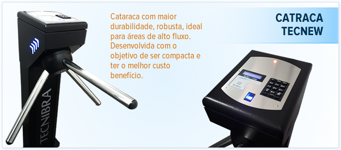 Catraca Tec New HD 360 Catraca Tec New HD 360